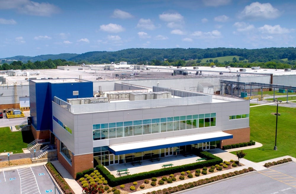 455,000 square foot Cleveland, TN pharma production site.